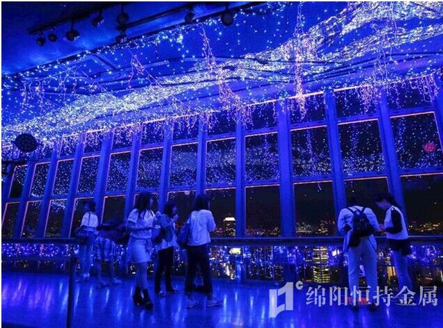 13万LED盛景 东京塔打造蓝色银河景观