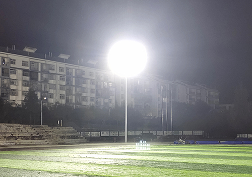 平武中学运动场改建球场灯生产安装项目